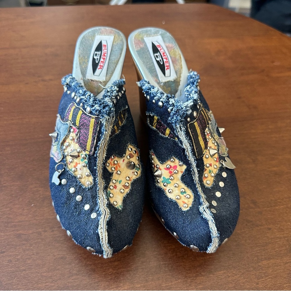 Bumper BP denim Wedges